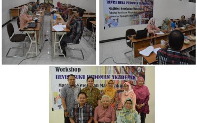 Workshop on the Revision of the Academic Handbook for the Master of Public Health Program, FKM UNDIP (October 16-17, 2019, Semarang)