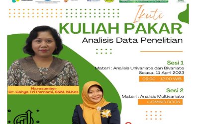 Dosen Program Studi  Magister Kesehatan Masyarakat menjadi Dosen Pakar “Analisis Data Penelitian”
