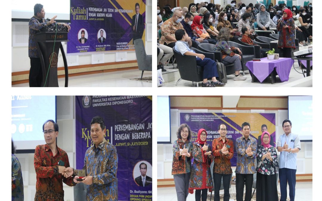 Guest Lecture “Recent Developments in National Health Insurance and Its Comparison with Several Countries” Master’s Program in Public Health, Faculty of Public Health, Diponegoro University.