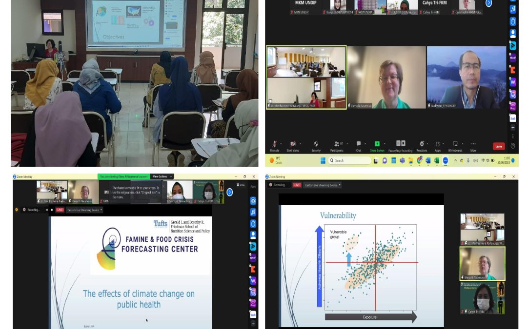 Visiting Professor “The Effects of Climate Changes on Health and Nutrition” pada Prodi Magister Kesehatan Masyarakat FKM UNDIP