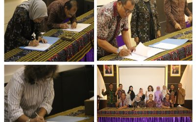 Penandatangan PKS antara BKP SDM Kota Pekalongan dan Dinas Kesehatan Kota Pekalongan dengan FKM UNDIP