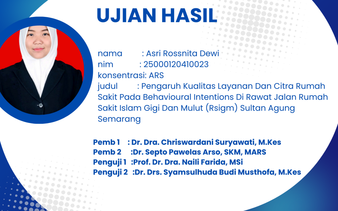 Ujian Seminar Hasil Prodi MKM FKM Undip a.n. Asri Rossnita Dewi