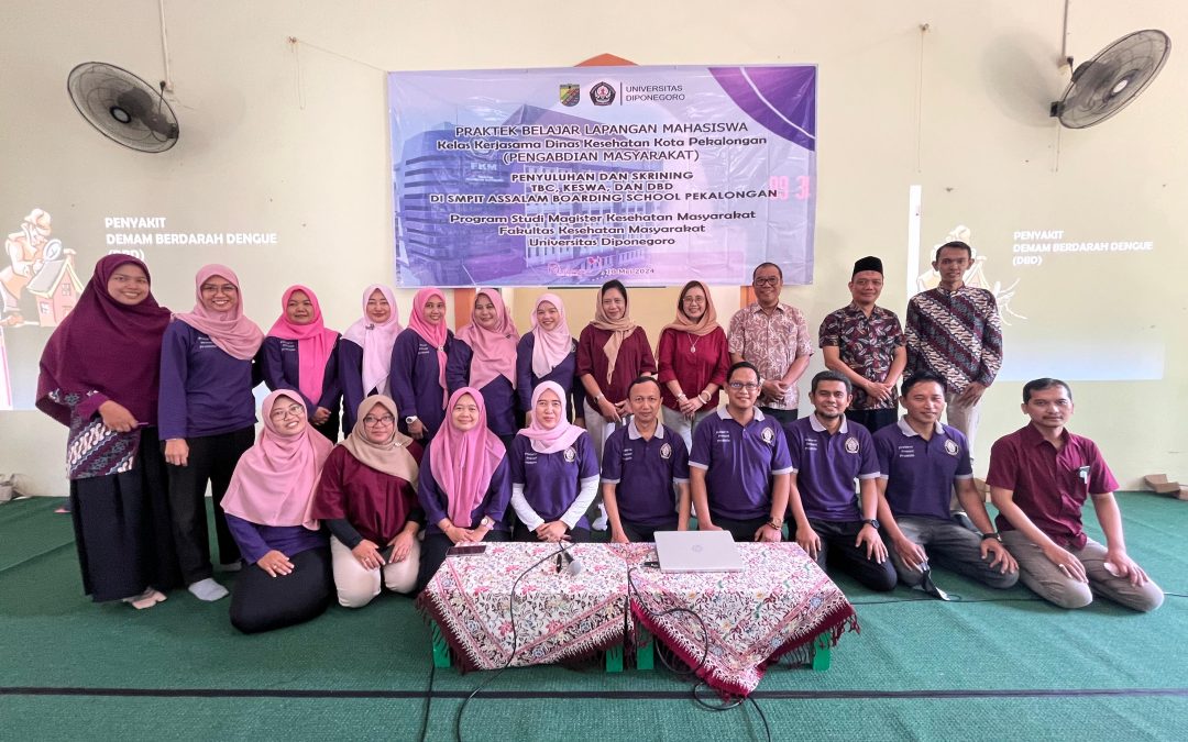 Edukasi Kesehatan Penyakit Tuberkulosis, DBD, dan Kesehatan Jiwa di Pondok Pesantren Tahfizhul Qur’an Assalam Boarding School Pekalongan oleh Mahasiswa MKM FKM UNDIP