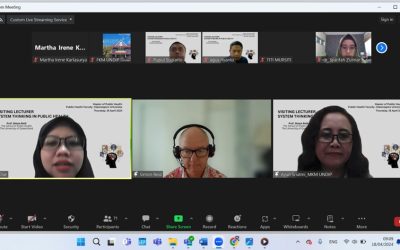 Visiting Professor “Berpikir Sistem di Bidang Kesehatan Masyarakat” pada Program Studi Magister Kesehatan Masyarakat Fakultas Kesehatan Masyarakat UNDIP